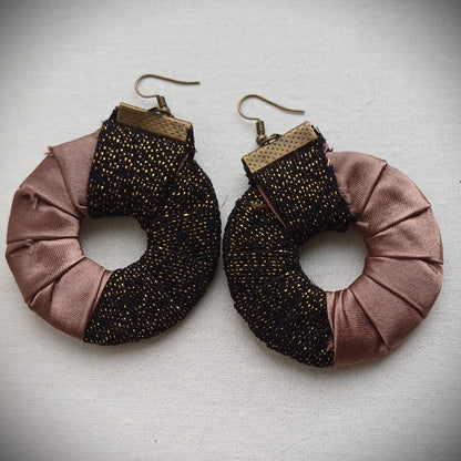 Shiny Happy Hoops ReviveWeave - Ecofriendly Earrings Upcycled Jewelry