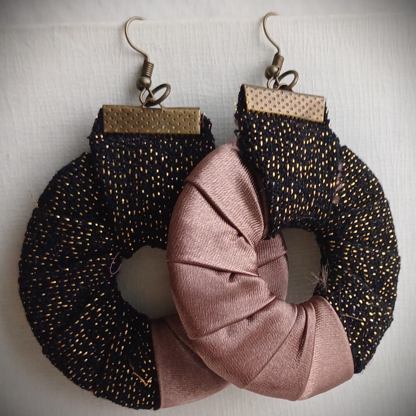 Shiny Happy Hoops ReviveWeave - Ecofriendly Earrings Upcycled Jewelry