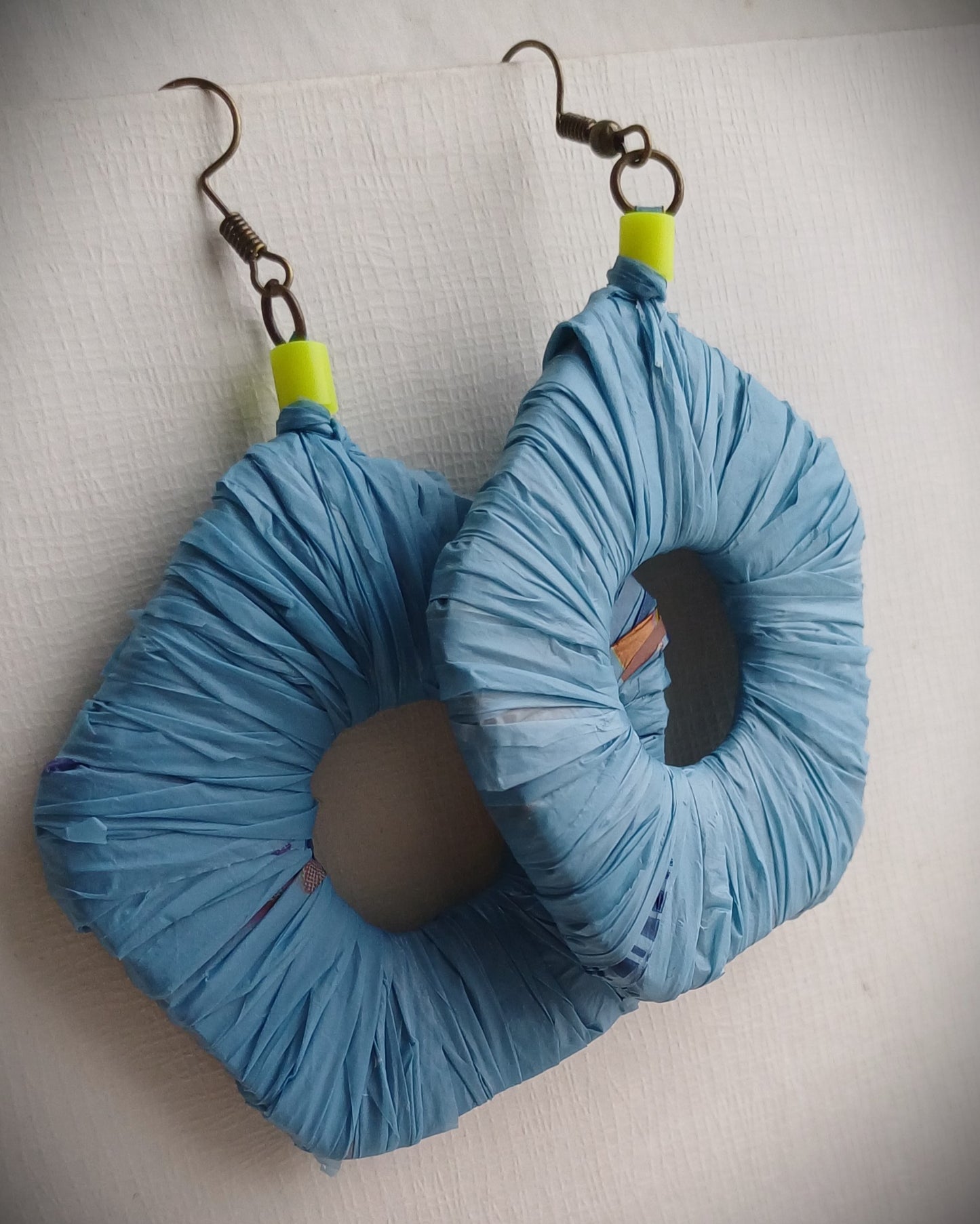 Skyline PungaGlow PentaHoops - Ecofriendly Earrings Upcycled Jewelry