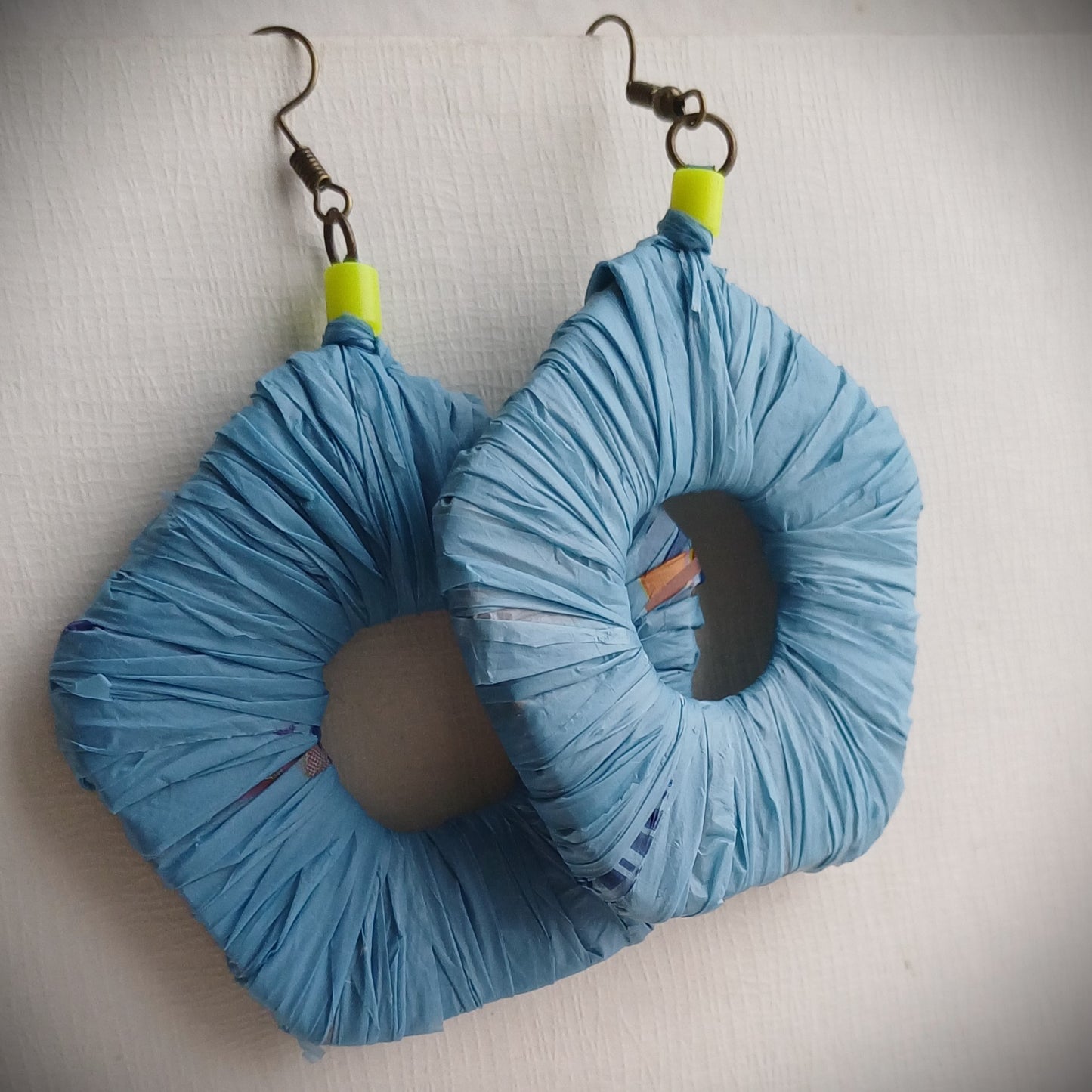 Skyline PungaGlow PentaHoops - Ecofriendly Earrings Upcycled Jewelry