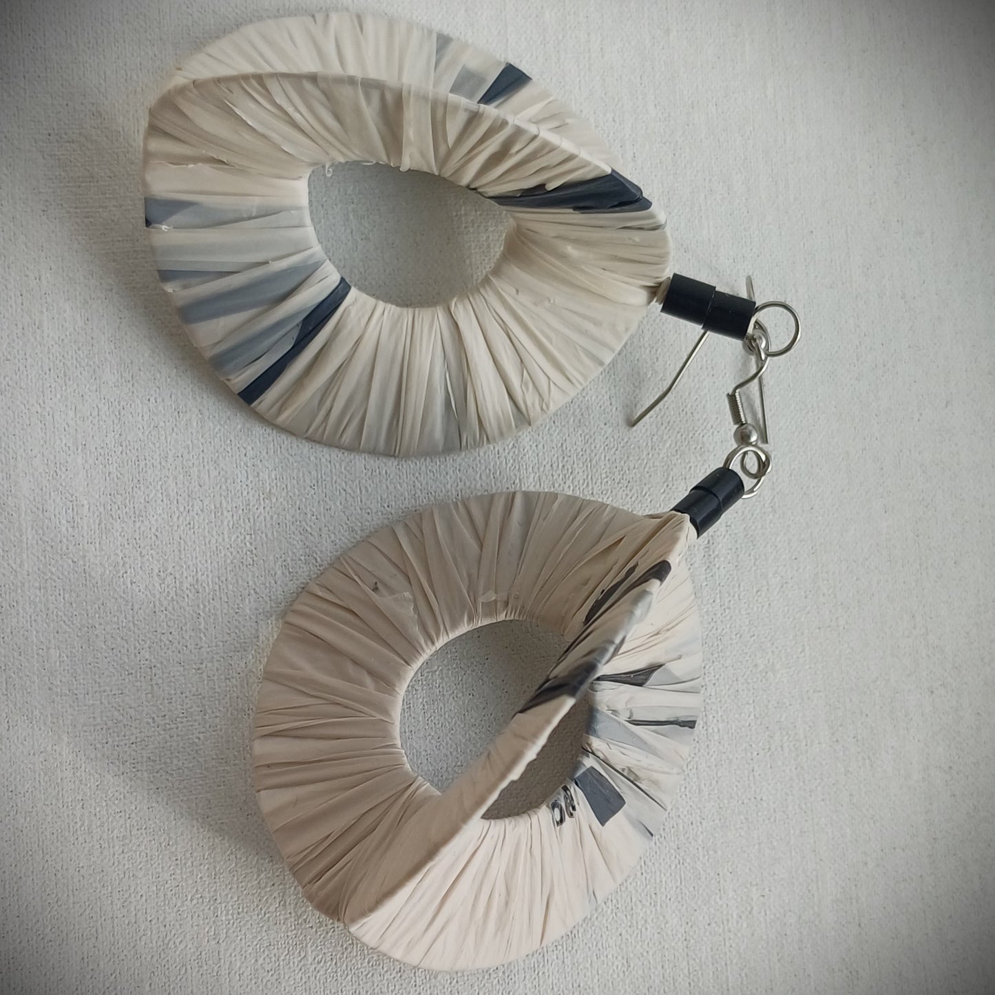 3D Mega Hoops PungaGlow Eco Earrings Upcycled Jewelry