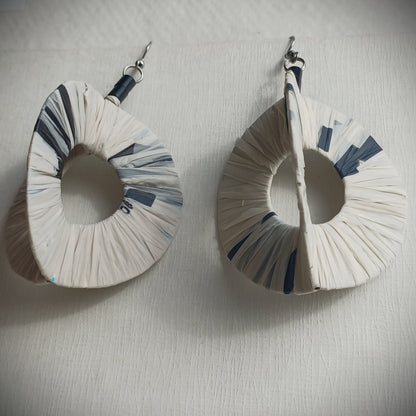 3D Mega Hoops PungaGlow Eco Earrings Upcycled Jewelry