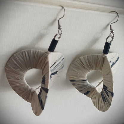 3D Mega Hoops PungaGlow Eco Earrings Upcycled Jewelry